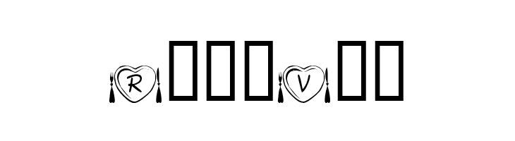 KR Anniversary Dinner  Free Fonts Download