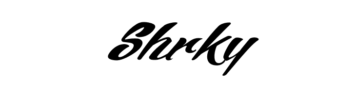 Shrky ARB245 Spencerian Script JUN-52 Normal Font