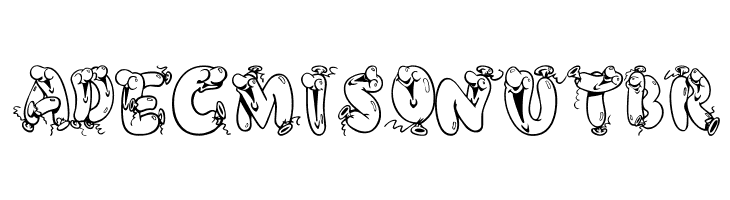 AlphaBalloons2  Free Fonts Download