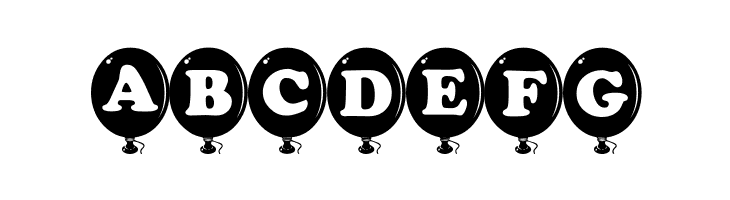 AlphaBalloon  Free Fonts Download