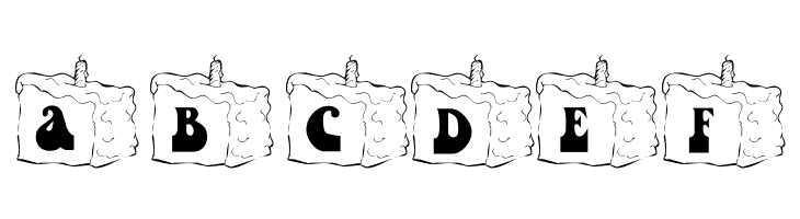 101! Slice of Cake  Free Fonts Download