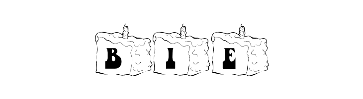 101! Slice of Cake  Free Fonts Download