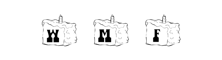 101! Slice of Cake  Free Fonts Download