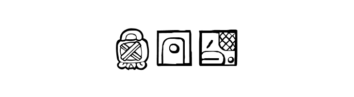 MAIA ideograph  Free Fonts Download