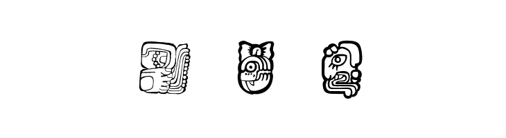 MAIA ideograph  Free Fonts Download