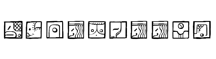 MAIA ideograph  Free Fonts Download