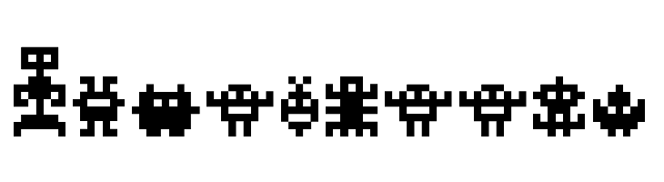 MonstaPix Regular  Free Fonts Download