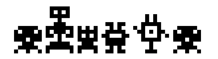MonstaPix Regular  Free Fonts Download