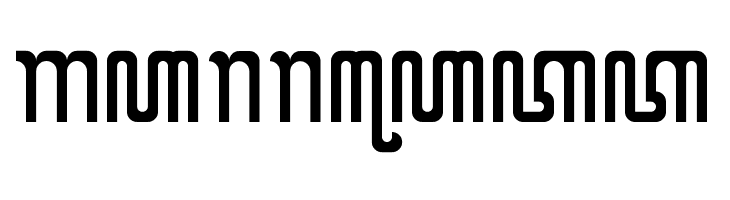 X Code from East Regular  Free Fonts Download