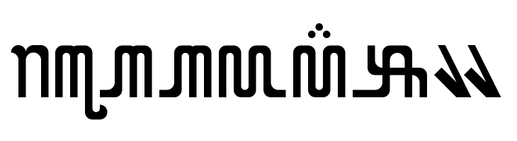 X Code from East Regular  Free Fonts Download