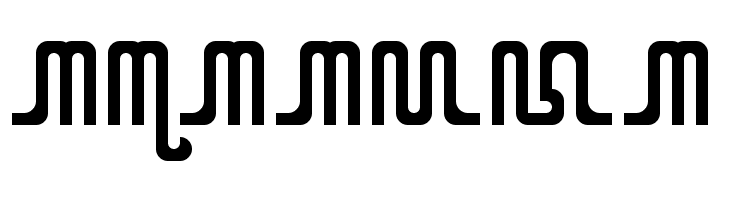 X Code from East Regular  Free Fonts Download