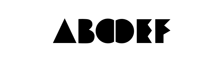 ABCDEF Funky&Bould Font