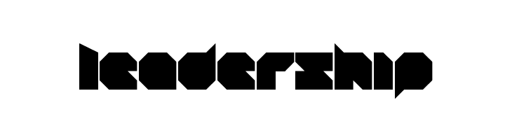 blob square  Free Fonts Download