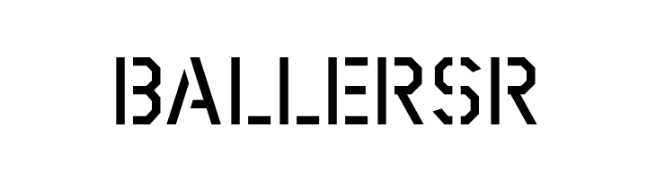 Scriber-BoldStencil  Free Fonts Download