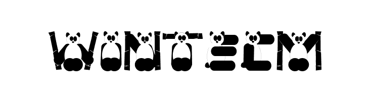 Pink Panda  Free Fonts Download