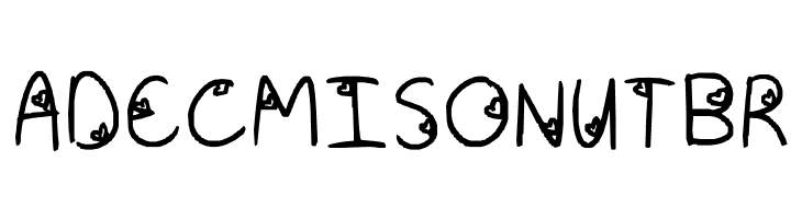 aishiteru  Free Fonts Download