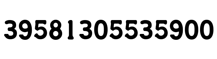 Credit Card  Free Fonts Download