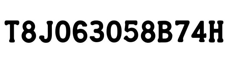 CreditCard  Free Fonts Download