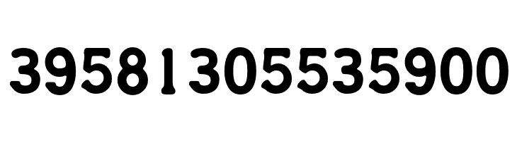 CreditCard  Free Fonts Download