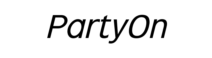 ExciteItalic  Free Fonts Download