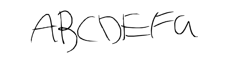 Six yr old rushed  Free Fonts Download