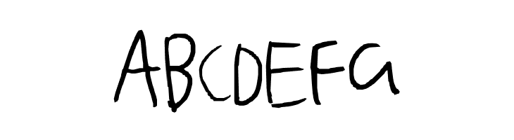 Little sister's writing  Free Fonts Download