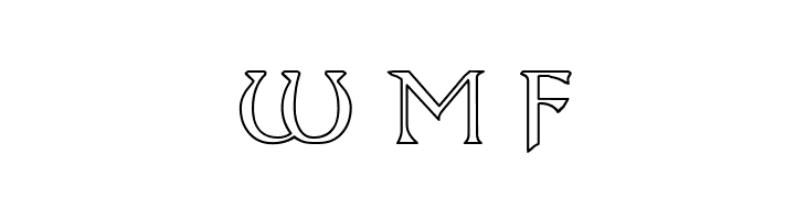 Dumbledor 1 Outline  Free Fonts Download