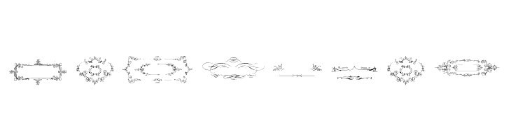 Ornament Borders  Free Fonts Download