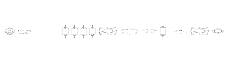 Ornament Borders  Free Fonts Download