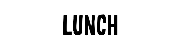 lunch MiddleWoman-Regular Font