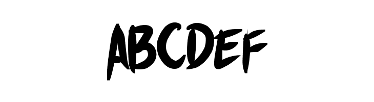 Shin Akiba punx Bold  Free Fonts Download