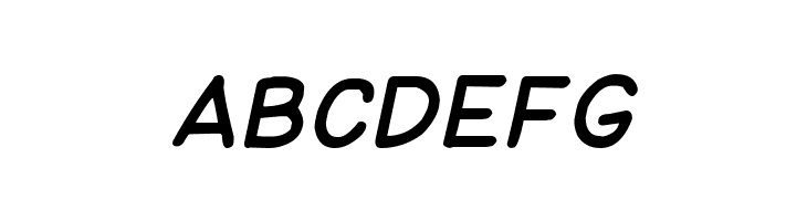 Basic Comical Italic NC  Free Fonts Download