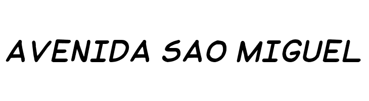 Basic Comical Italic NC  Free Fonts Download