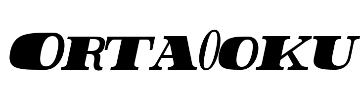 Rider Tall Ultra-condensed ExtraBlack Italic  Free Fonts Download