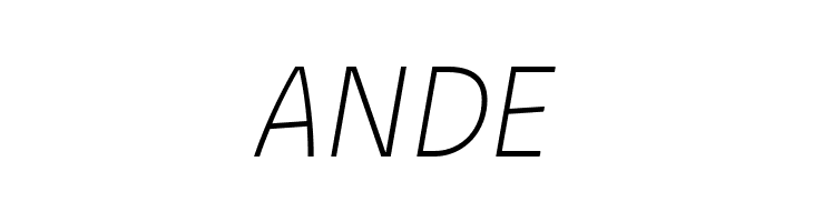 Absolut Pro Thin Italic reduced  Free Fonts Download