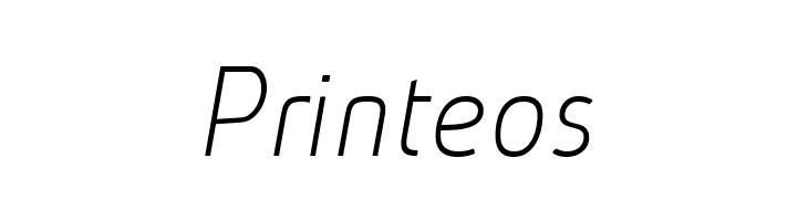 Absolut Pro Thin Italic reduced  Free Fonts Download