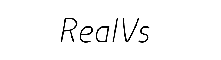 Absolut Pro Thin Italic reduced  Free Fonts Download