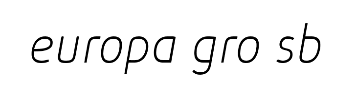 Absolut Pro Thin Italic reduced  Free Fonts Download