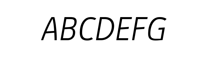 Absolut Pro Light Italic reduced  Free Fonts Download