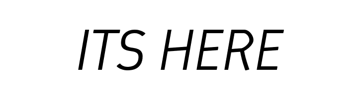 Absolut Pro Light Italic reduced  Free Fonts Download