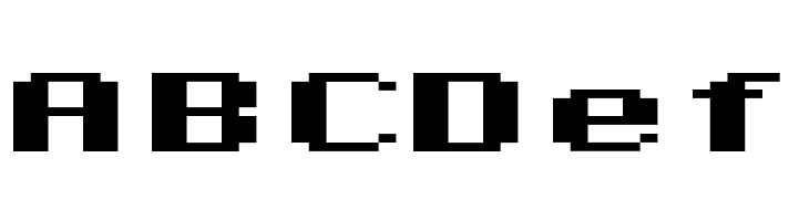 DePixel-BreitFettreduced  Free Fonts Download