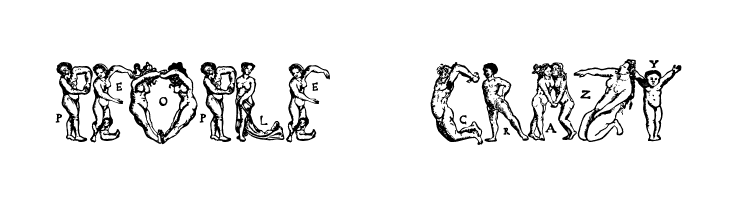 MenschenalphabetPeterFloetner1534  Free Fonts Download