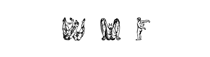MenschenalphabetPeterFloetner1534  Free Fonts Download