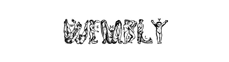 MenschenalphabetPeterFloetner1534  Free Fonts Download