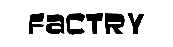 Factry Baveuse Font