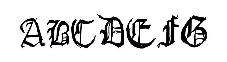 Drawn Old English  Free Fonts Download