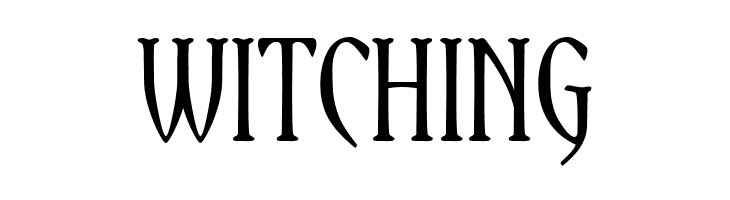 WITCHING Yataghan Font