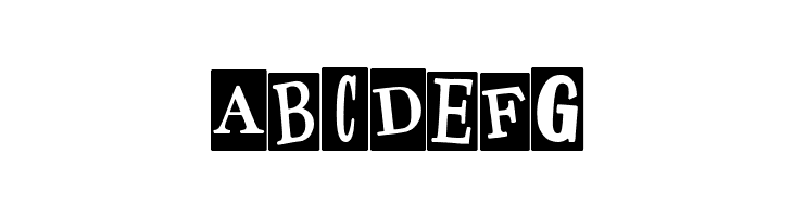 Pauls Ransom Note Font  Free Fonts Download