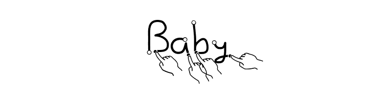 Gesture Hand  Free Fonts Download