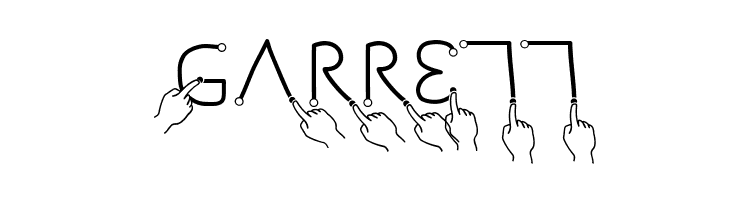 Gesture Hand  Free Fonts Download